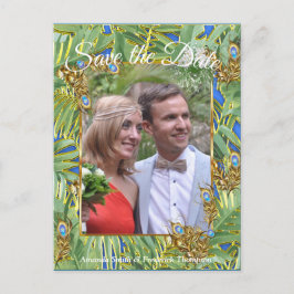 ゴールデン王室のピーコックテンプルドリームズ 案内ポストカード