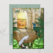 ゴールデン王室のピーコックテンプルドリームズ 案内ポストカード (正面/裏面)