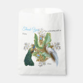 ゴールデン王室のピーコックテンプル結婚の夢 フェイバーバッグ (正面)