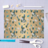 ゴールデン王室のピーコックテンプル結婚の夢 薄葉紙 (クラフト)