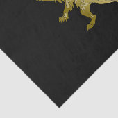 ゴールデン王室のライオンオンブラックパーソナルネーム 薄葉紙 (詳細)