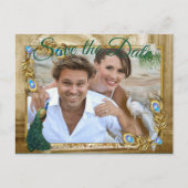 ゴールデン王室の孔雀の羽根 案内ポストカード (正面)