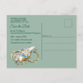 ゴールデン王室の孔雀の羽根 案内ポストカード (裏面)