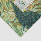 ゴールデン王室の孔雀の羽根 薄葉紙 (詳細)