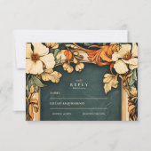 ゴールデン秋アールヌーボー結婚ズ 出欠カード (正面)