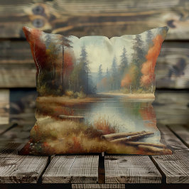ゴールデン秋フォレストリフレクション クッション