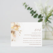 ゴールデン秋結婚フローラ詳細 エンクロージャーカード (スタンド正面)
