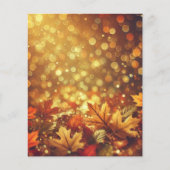 ゴールデン秋離れ《写真》ぼけ味スクラップブック紙 (正面)