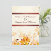 ゴールデン紅葉とレッド結婚ズ 招待状 (スタンド正面)