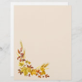 ゴールデン紅葉レターヘッド (正面/裏面)