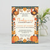 ゴールデン紅葉&ターキーズサンクスギビングディナー 招待状 (スタンド正面)