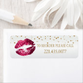 ゴールデン紙吹雪とピンクリップ2 – 再配列 ラベル (インサイチュ)