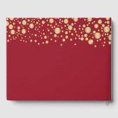 ゴールデン紙吹雪バラ結婚40周年 ゲストブック (裏面)