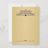 ゴールデン紙吹雪100thバースデーパーティーへの招待 招待状 (裏面)