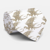 ゴールデン素晴らしモザイク・ドラゴン ネクタイ (ロール)