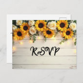 ゴールデン素朴アワーギャザリング インビテーションポストカード (正面/裏面)