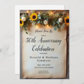 ゴールデン素朴アワーギャザリング 招待状 (正面/裏面)