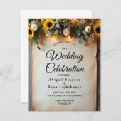 ゴールデン素朴アワーギャザリング 招待状 (正面/裏面)