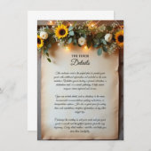 ゴールデン素朴アワーギャザリング 招待状 (正面/裏面)