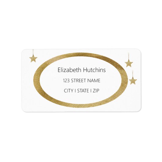 ゴールデン素朴エリプスアンドスターズ ラベル (正面)