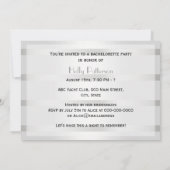 ゴールデン素朴ホースシューズシルバーWht Hバチェロレッテ 招待状 (裏面)