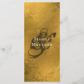 ゴールデン素朴結婚のメニュー メニュー (裏面)