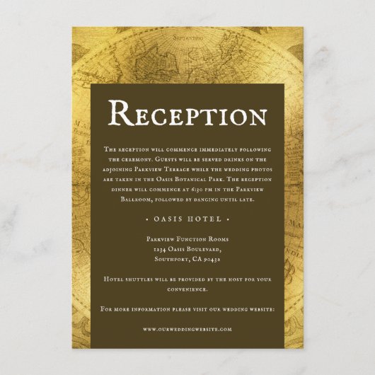 ゴールデン素朴結婚ズ エンクロージャーカード (正面)