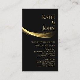 ゴールデン結婚エレガンス救の日 名刺