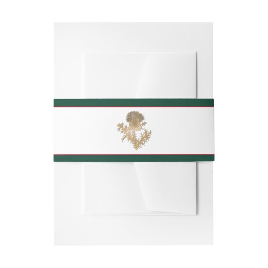 ゴールデン結婚シスル 招待状ベリーバンド (正面例)