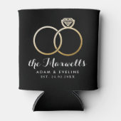 ゴールデン結婚ズリングや輪のクーラーボックス 缶クーラー (正面)