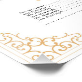 ゴールデン結婚ズ座席表ポスター ポスター (コーナー)