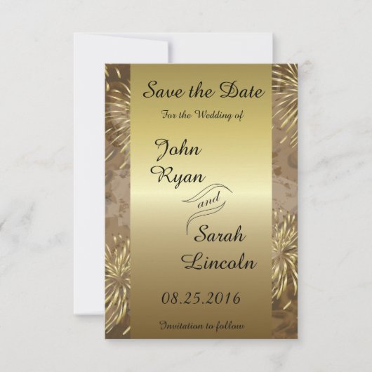 ゴールデン結婚ズ花火 セーブザデート (正面)