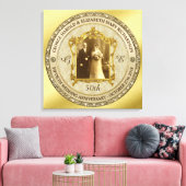 ゴールデン結婚ズ記念クラシック写真枠 キャンバスプリント (インサイチュ (リビング))