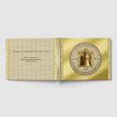 ゴールデン結婚ズ記念クラシック写真枠 ゲストブック (全面)