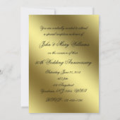 ゴールデン結婚ズ記念写真招待状 招待状 (裏面)