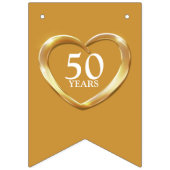 ゴールデン結婚ズ記念写真集50th バンティングフラッグ (第1の旗)