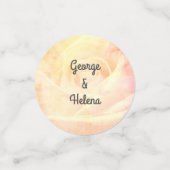 ゴールデン結婚ズ記念日のテーブル紙吹雪 コンフェッティ (スモール正面)