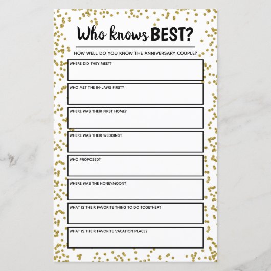 ゴールデン結婚ズ記念日パーティーゲーム (正面)