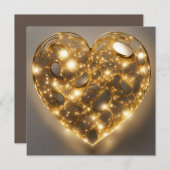 ゴールデン結婚ズ記念日招待状 招待状 (正面/裏面)