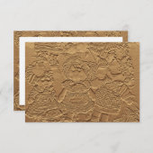 ゴールデン結婚ズ記念日RSVPカード 出欠カード (正面/裏面)