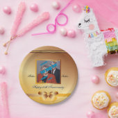 ゴールデン結婚ズ50周年リサイクル ペーパープレート (パーティー)