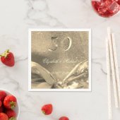 ゴールデン結婚ズ50周年記念50年ジュビリー スタンダードカクテルナプキン (インサイチュ)