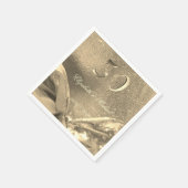 ゴールデン結婚ズ50周年記念50年ジュビリー スタンダードカクテルナプキン (角)