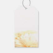 ゴールデン結婚フローラの感謝 ギフトタグ (裏面)