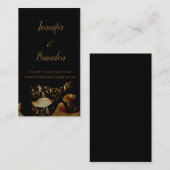 ゴールデン結婚マスクのウェブサイト エンクロージャーカード (正面/裏面)