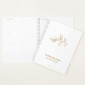 ゴールデン結婚リーフの計画ID655 プランナー手帳 (ディスプレー)