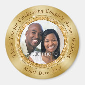 ゴールデン結婚式の引き出物。マグネット結婚式の引き出物格安 マグネット (正面)