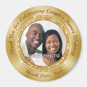 ゴールデン結婚式の引き出物。マグネット結婚式の引き出物格安 マグネット (正面)