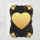 ゴールデン結婚式招待状 (裏面)