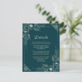 ゴールデン結婚開花詳細 エンクロージャーカード (スタンド正面)